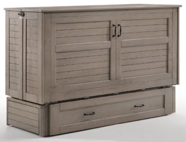 Night Day Furniture Poppy MUR POP QUEN BDR MT Murphy Cabinet